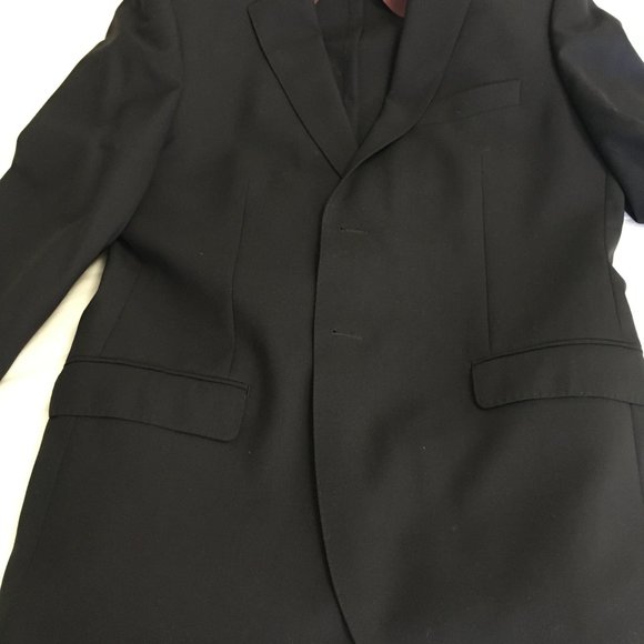 Sacoor Brothers Men's Black Suit - Picture 7 of 12